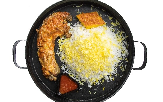 چلو گوشت گردن گوسفندی