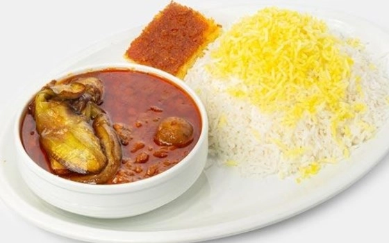 چلو خورشت قیمه بادمجان