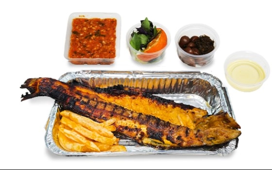 خوراک ماهی قزل آلای کبابی