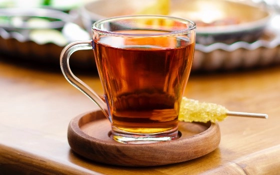 چای زعفران لیوانی