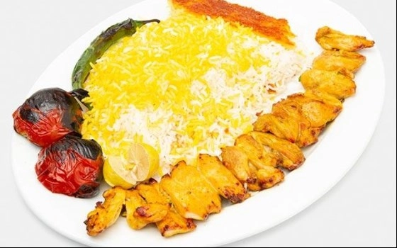 چلو جوجه کباب ران