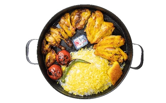 چلو جوجه کباب با استخوان