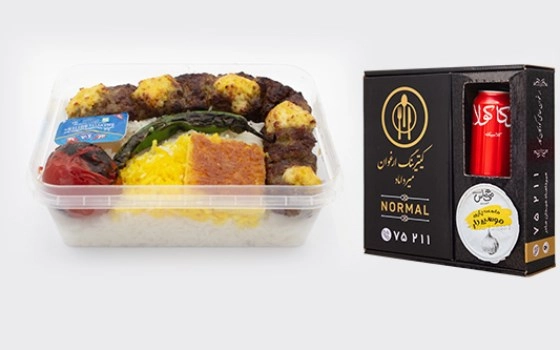 Pack Normal چلو کباب لقمه نگین