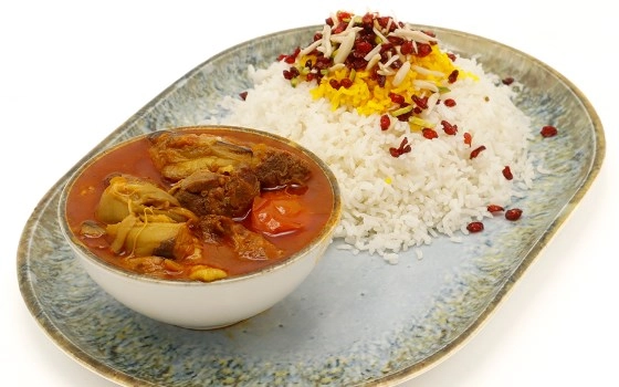 چلو خورشت بادمجان