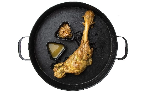 خوراک ماهیچه سرخ شده گوسفندی بدون مخلفات