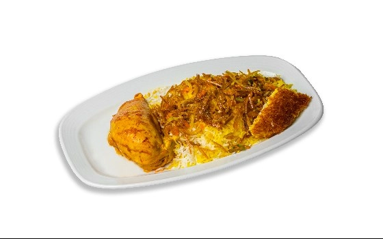 شیرین پلو مرغ  سینه