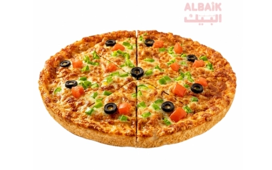 پیتزا گوشت و قارچ