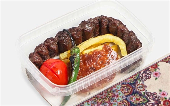 خوراک کباب کوبیده سنتی