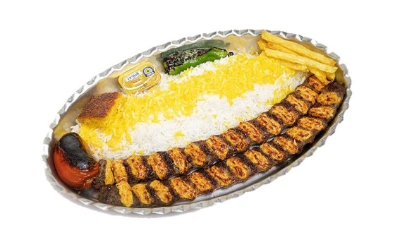 چلو کباب نگینی
