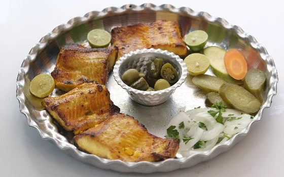 خوراک ماهی کبابی