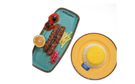 چلوکباب کوبیده معمولی
