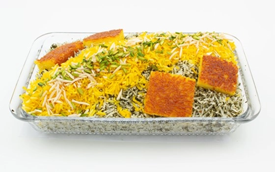 پیرکس سبزی پلو