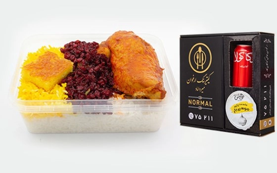 pack normal زرشک پلو با مرغ سینه