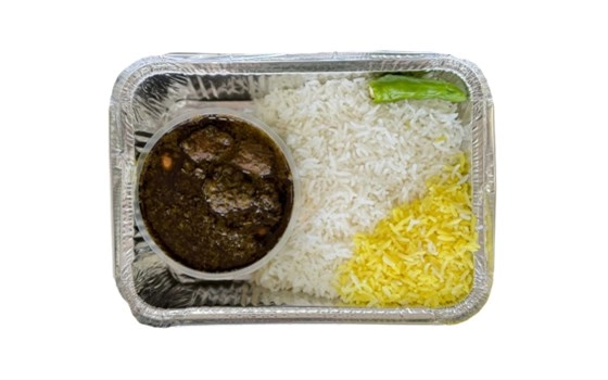 چلو قرمه سبزی (اکونومی)