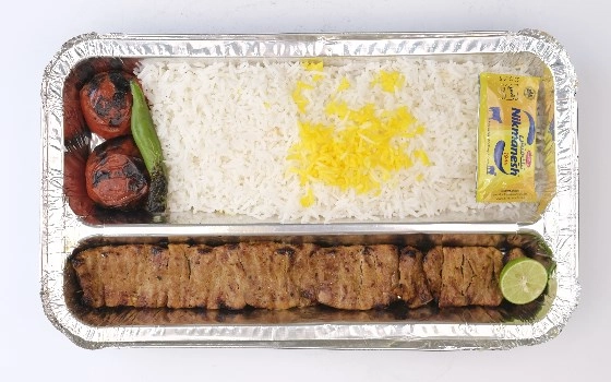 چلو کباب برگ گوسفندی