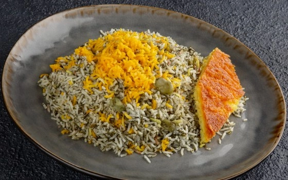 باقالی پلو خالی
