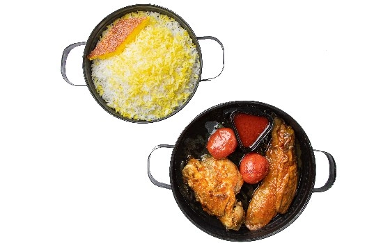 چلو خورش گوشت و بادمجان مخصوص آریایی