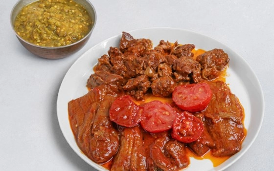 خوراک گوشت و بادمجان