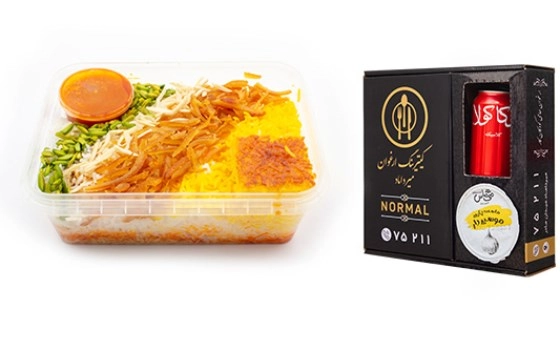 Pack Normal شیرین پلو با مرغ ران