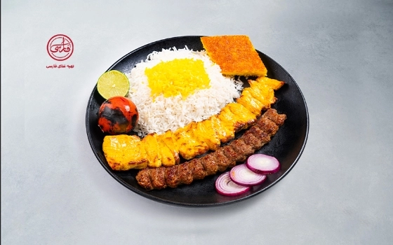 چلو جوجه کاردی با کوبیده