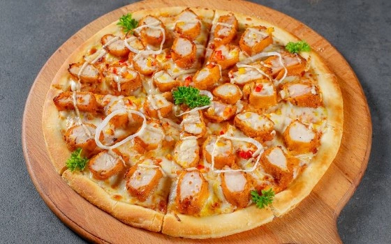پیتزا چیکن سوخاری