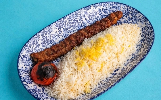 چلو کباب کوبیده