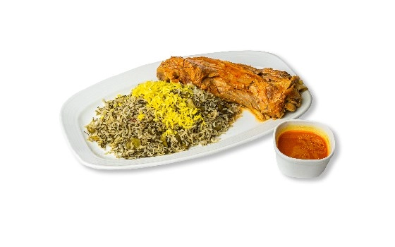 باقلا پلو  گردن