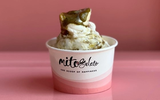 جلاتو چیزکیک پسته(Pistachio Cheesecake)