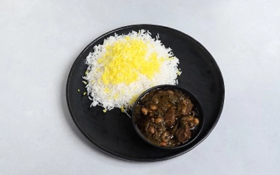 چلو قورمه سبزی مخصوص