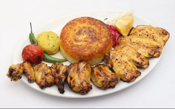 کته + جوجه با استخوان + ویژه