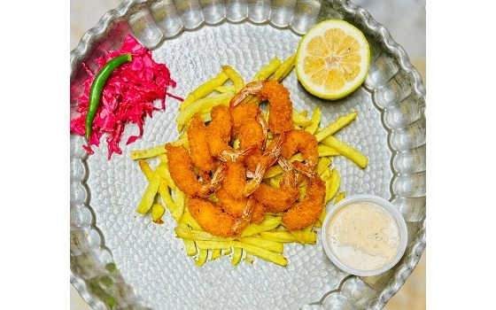 خوراک میگو سوخاری 