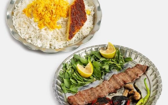 چلو کباب برگ گوسفندی