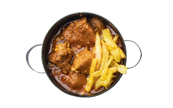خورش خالی قیمه سیب زمینی