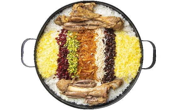 مرصع پلو با ماهیچه مخصوص آریایی