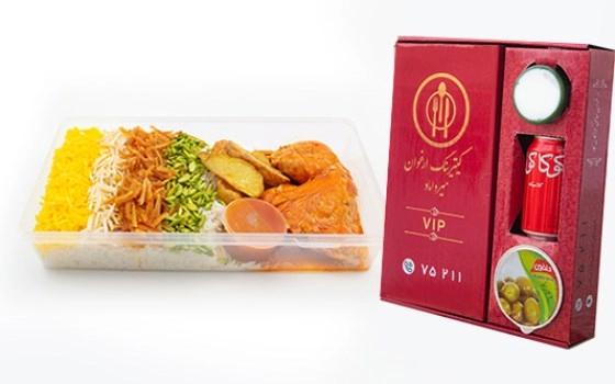 pack vip شیرین پلو با مرغ ران