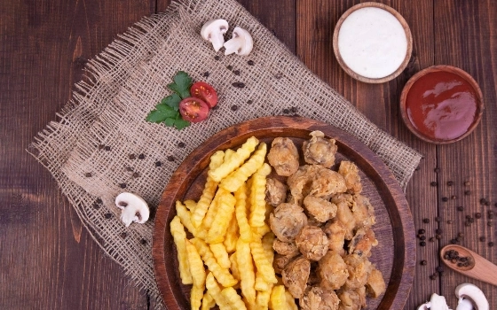 میکس سیب و قارچ