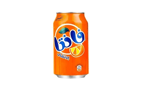 نوشابه قوطی فانتا