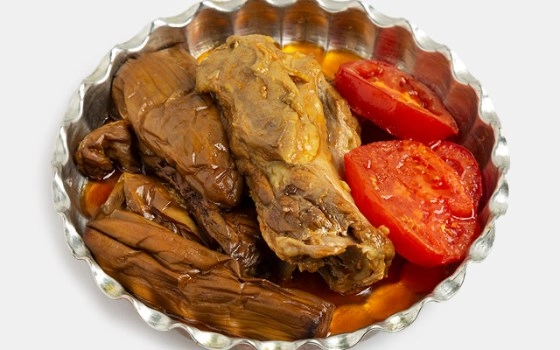 گوشت و بادمجان