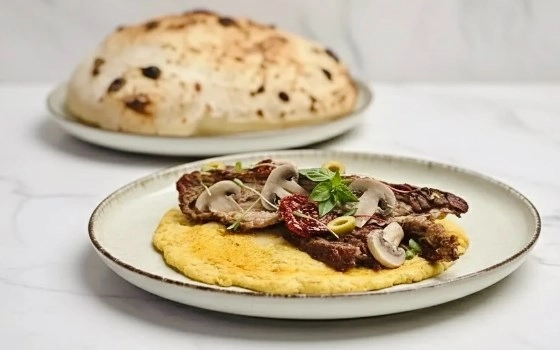 ساندویچ حمص بریسکت