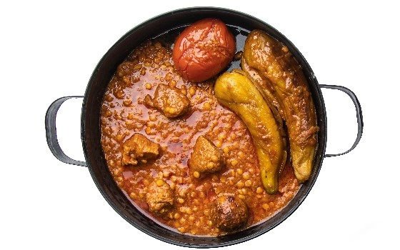 خورش خالی قیمه بادمجان