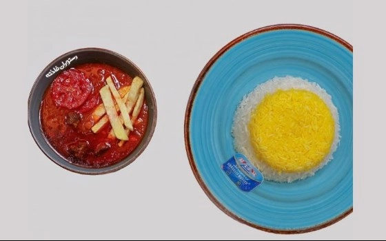چلو خورش قیمه(سیب زمینی)