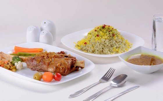 باقلا پلو با ماهیچه