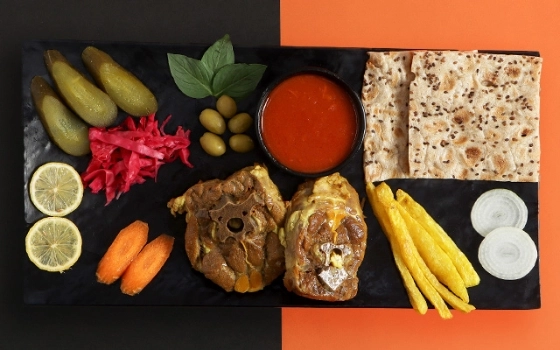 خوراک گردن گوسفندی