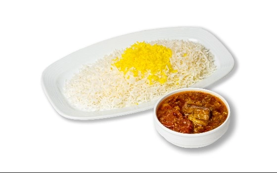 چلوغوره بدون  مرغ