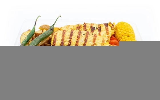 بشقاب سبزیجات با فیله