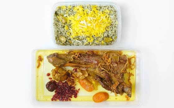 باقالی پلو با ماهیچه بره
