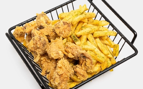 میکس سیب زمینی و قارچ
