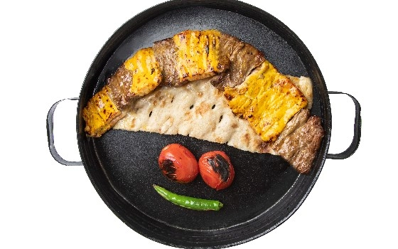 خوراک کباب بختیاری بدون مخلفات