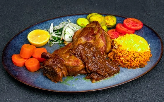 خوراک گوشت مخصوص سرخ شده