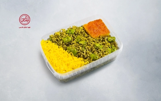 باقالی پلو ساده